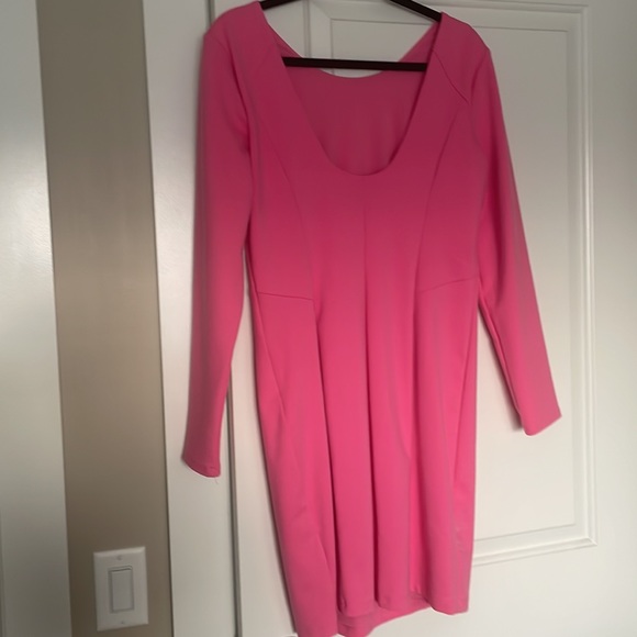 Jennifer Lopez pink dress, size L, NWT - Picture 2 of 7